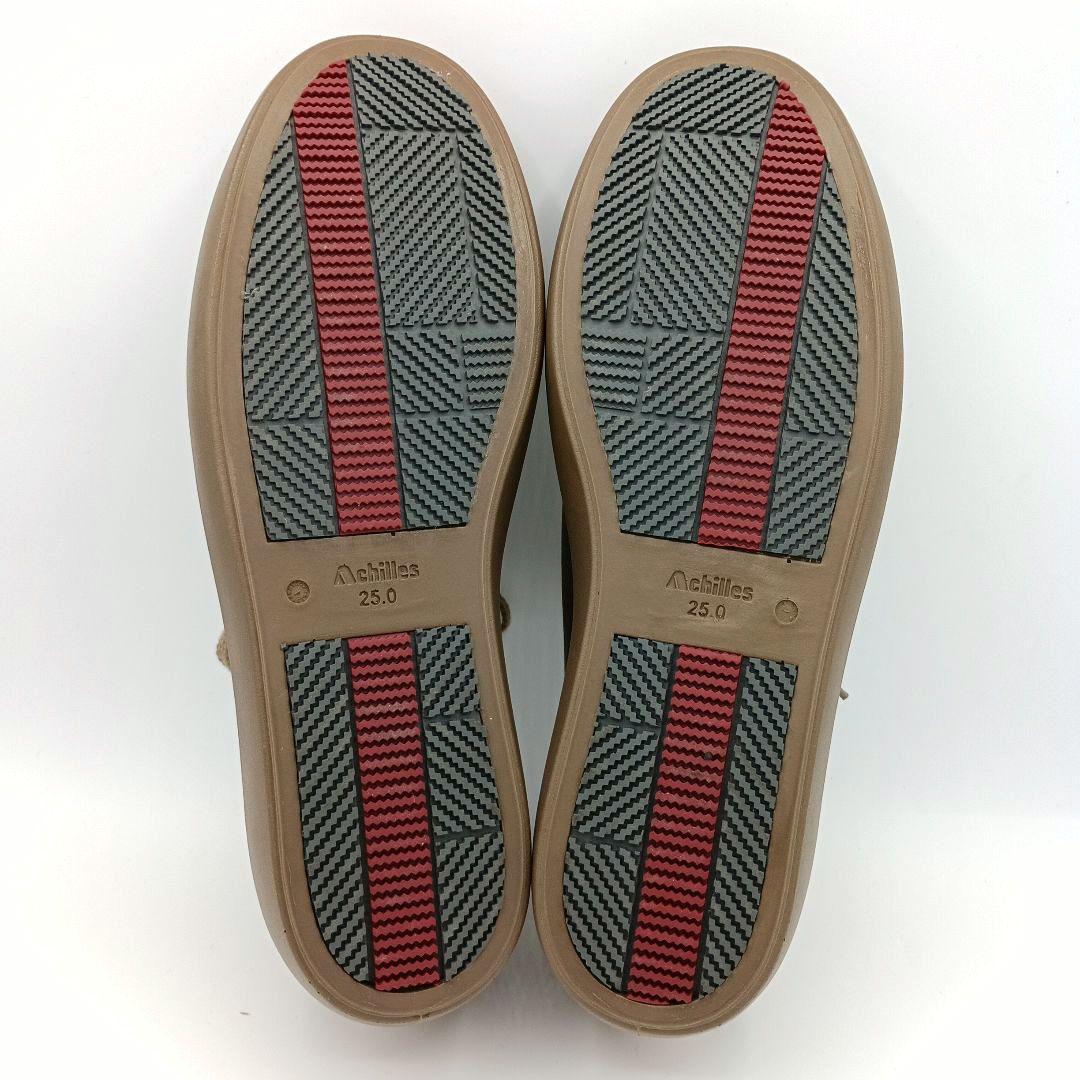 試着のみ【アキレスソルボ】スニーカー コンフォートシューズ ファスナー付