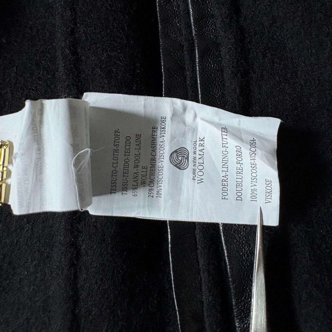 ジャケット・アウター wool cachemir hood far poncho buckle y2k