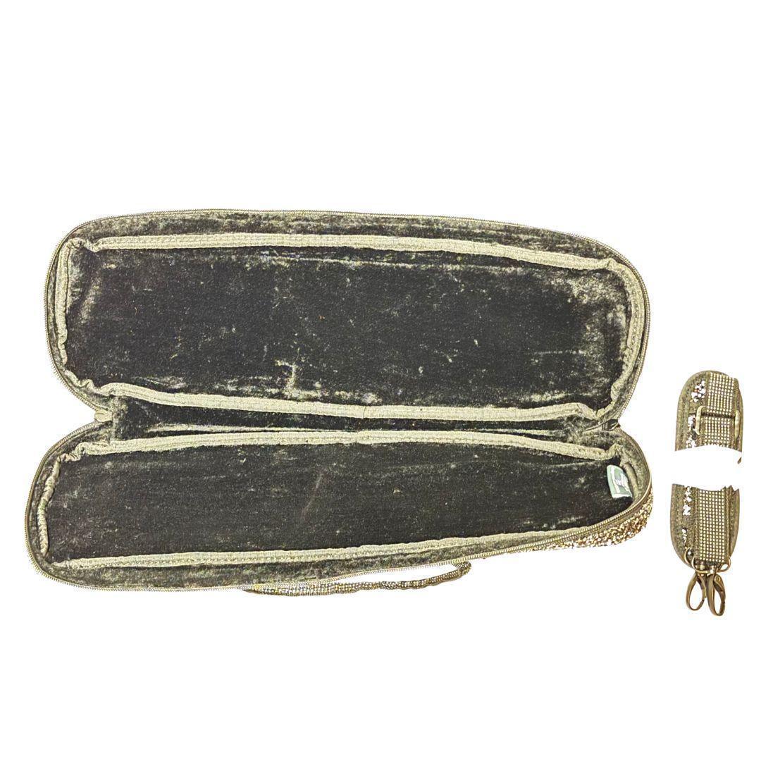 【サービス品】 Beaumont フルート キャリーバッグ 黒 スパークル