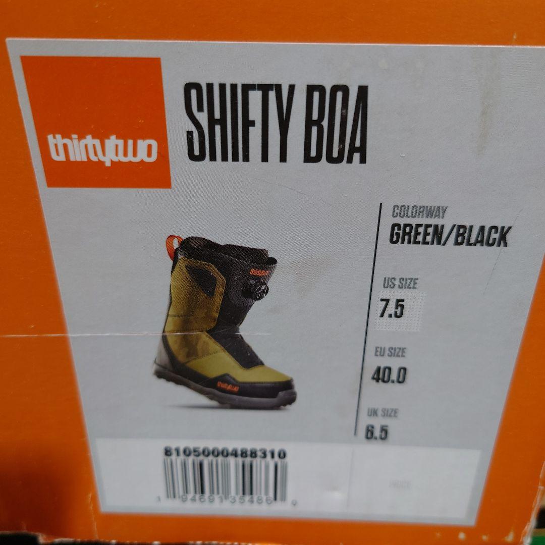 中古　2022-23 THIRTYTWO SHIFTY BOA 軽量25.5cm