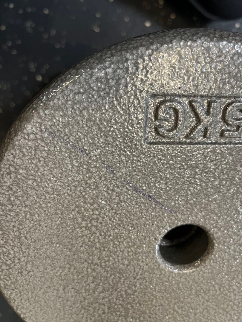 値下しましたGFCダンベルグリップ（ミドル・ショート）モリヤプレート125kg