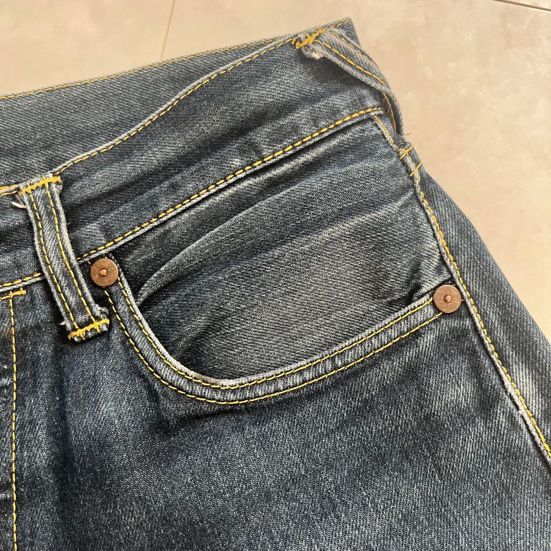 エヴィス 道楽dowluck 1930 金刺繍32インチ 赤耳 ビンテージ