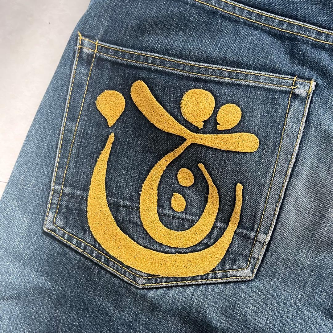 エヴィス 道楽dowluck 1930 金刺繍32インチ 赤耳 ビンテージ