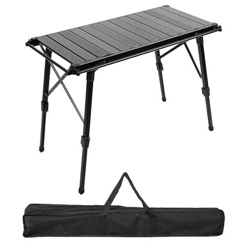 次世代 組立不要IGTテーブル アウトドア キャンプ 折り畳み 高さ43～66a