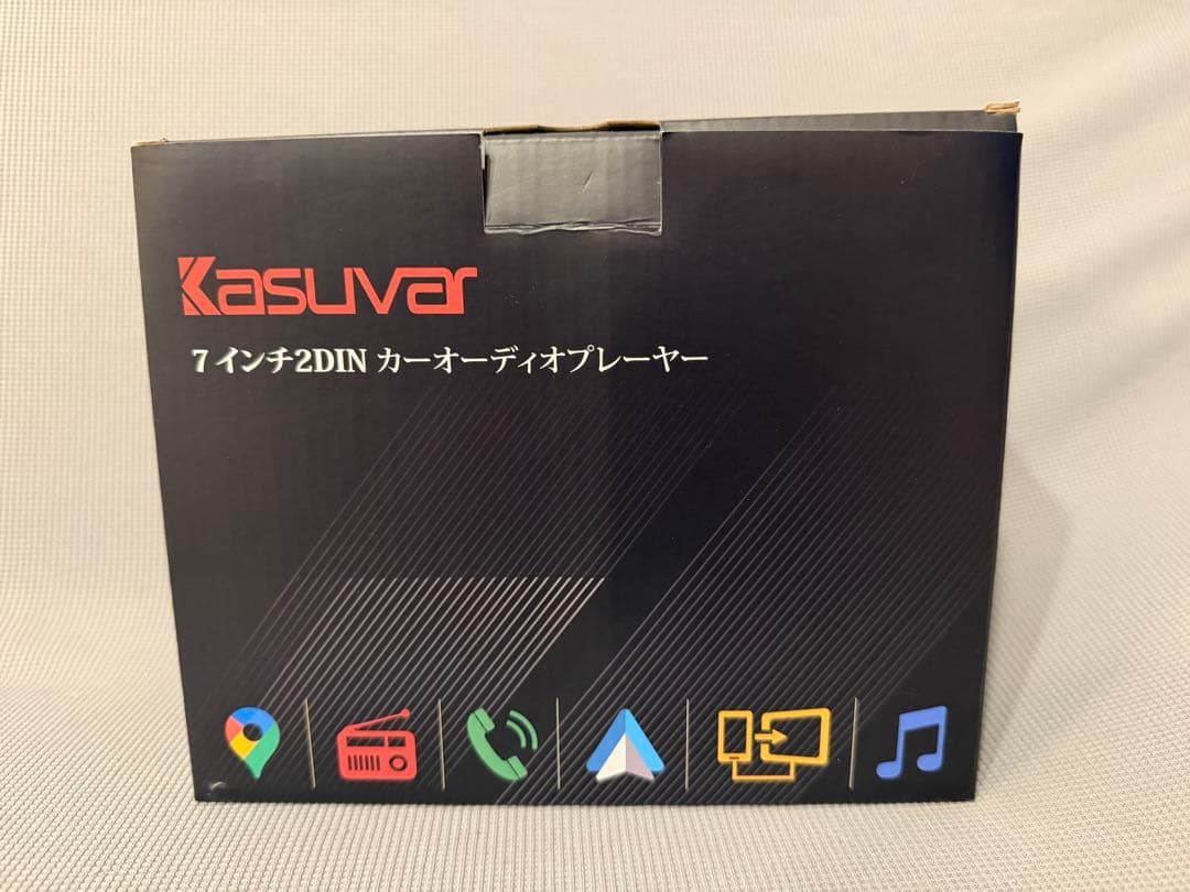 【未使用】Kasuvar kar7 7インチ2DINカーオーディオプレーヤー