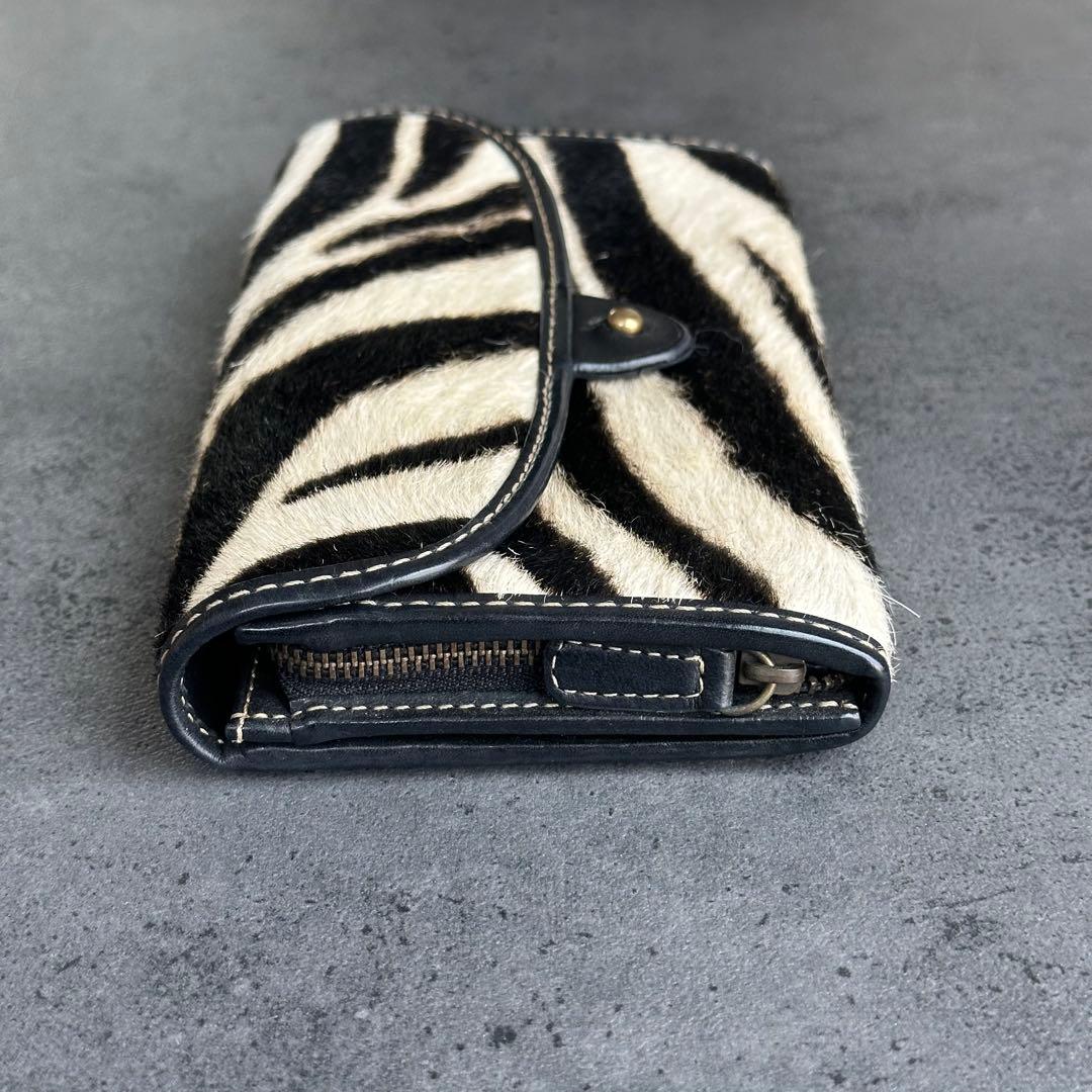 希少✨Ralph Lauren ゼブラ ハラコ 長財布＆カードケースセット