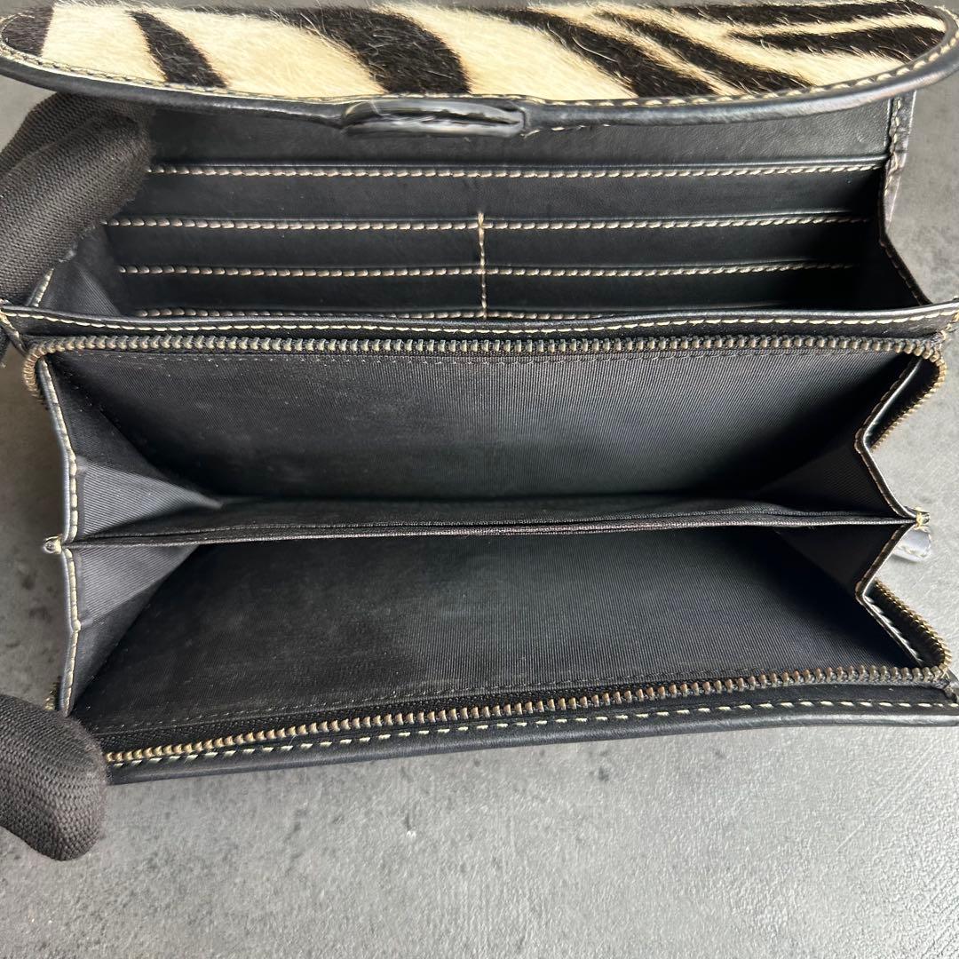 希少✨Ralph Lauren ゼブラ ハラコ 長財布＆カードケースセット