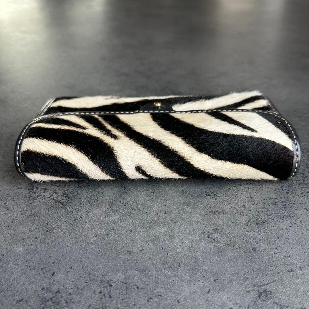 希少✨Ralph Lauren ゼブラ ハラコ 長財布＆カードケースセット