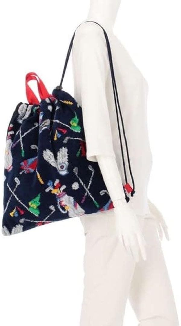 FEILER KNAPSACK ナップサック　ゴルフ　ネイビー系