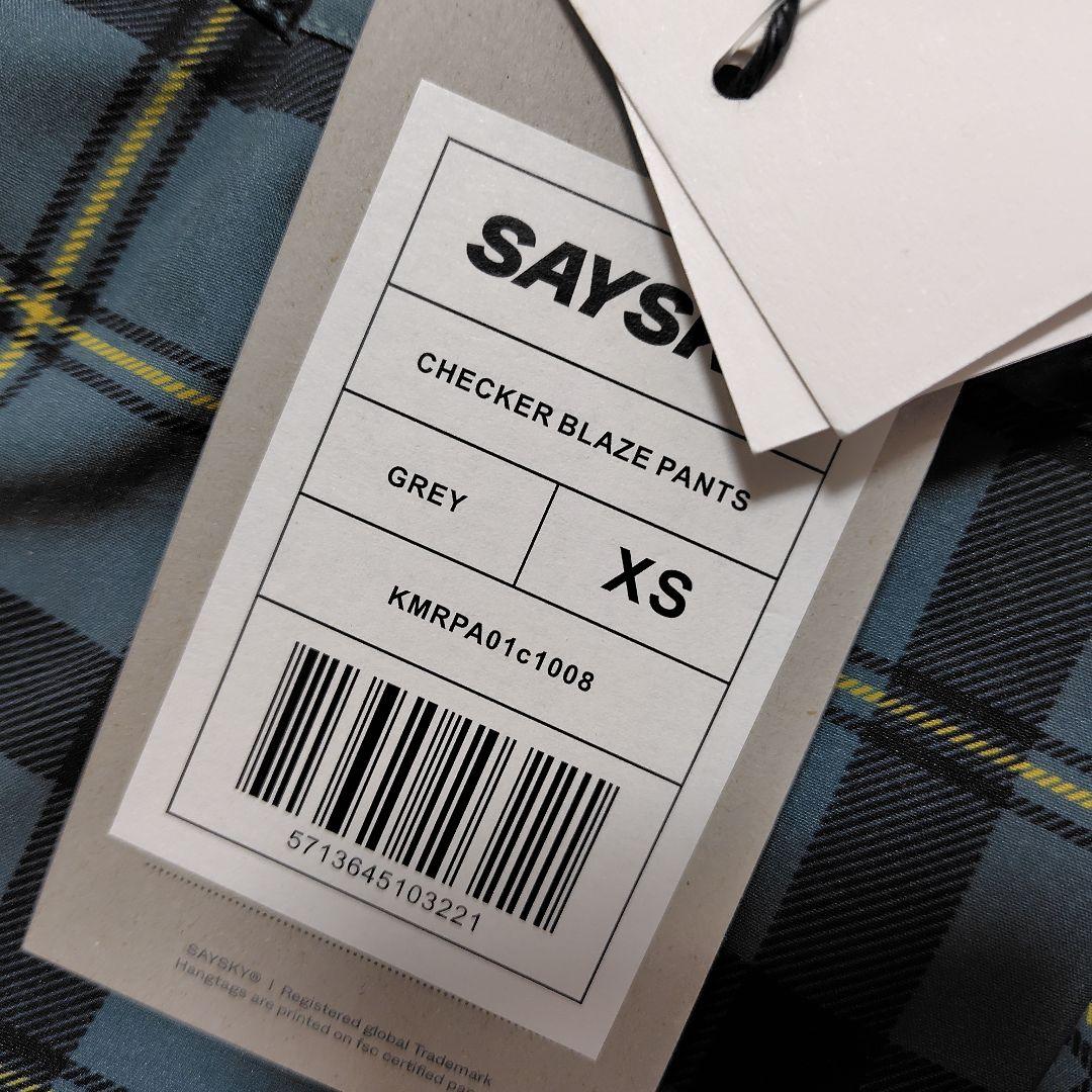 新品 SAYSKY Checker Blaze Pants ユニセックスXS - メルカリ