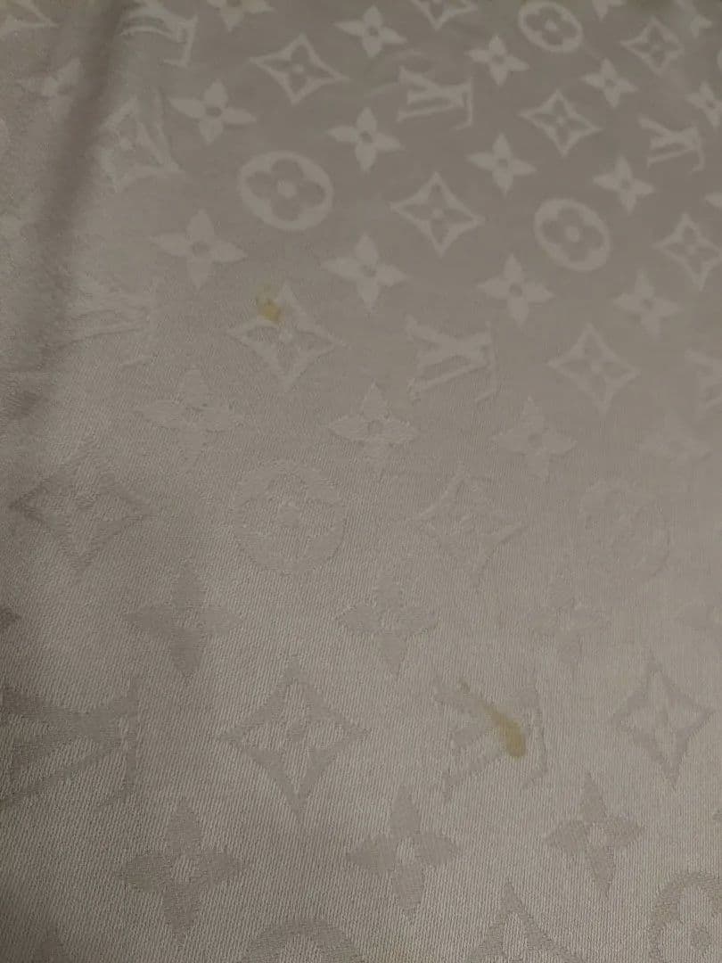 最終値下げ！！早い者勝ち！ルイヴィトン ショール ロゴ入り グレー 大判