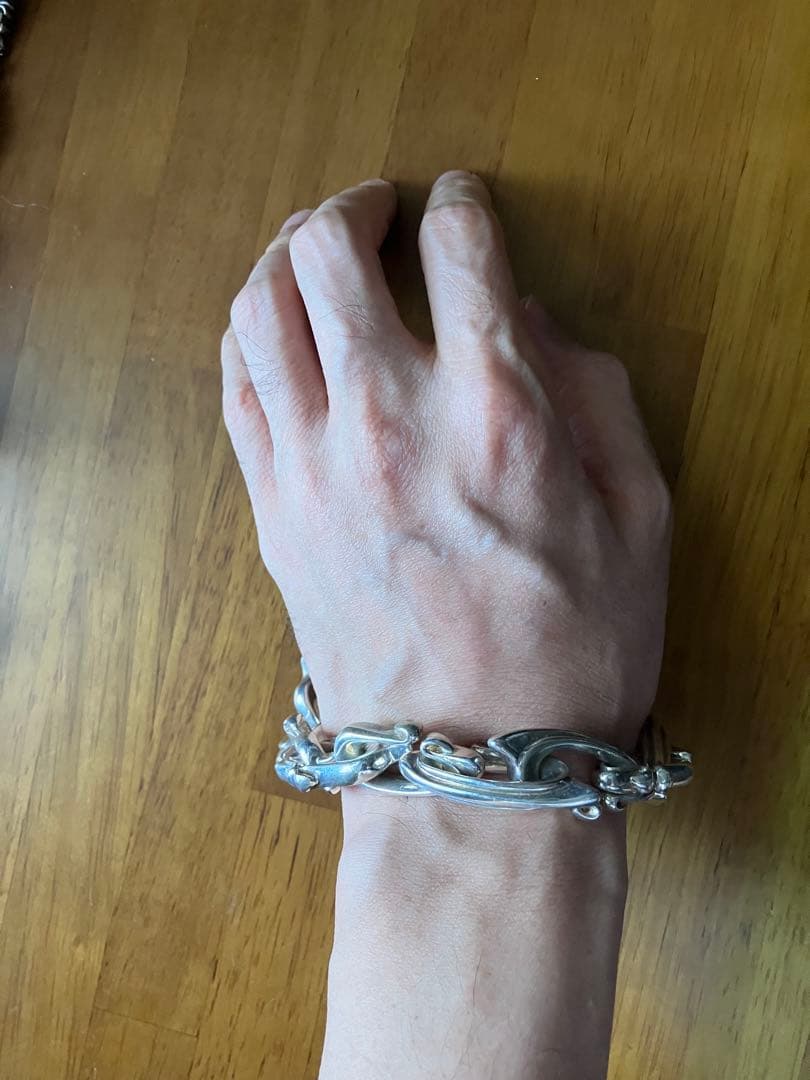 k-smith ケースミス シルバーチェーンブレスレット KI-364-B