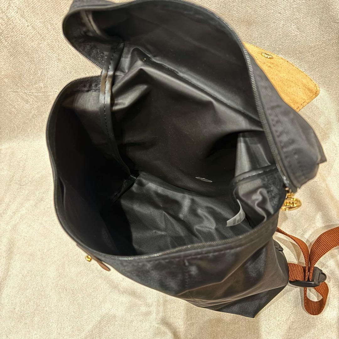 美品 LONGCHAMP ロンシャン リュックサック ル・プリアージュ ブラック