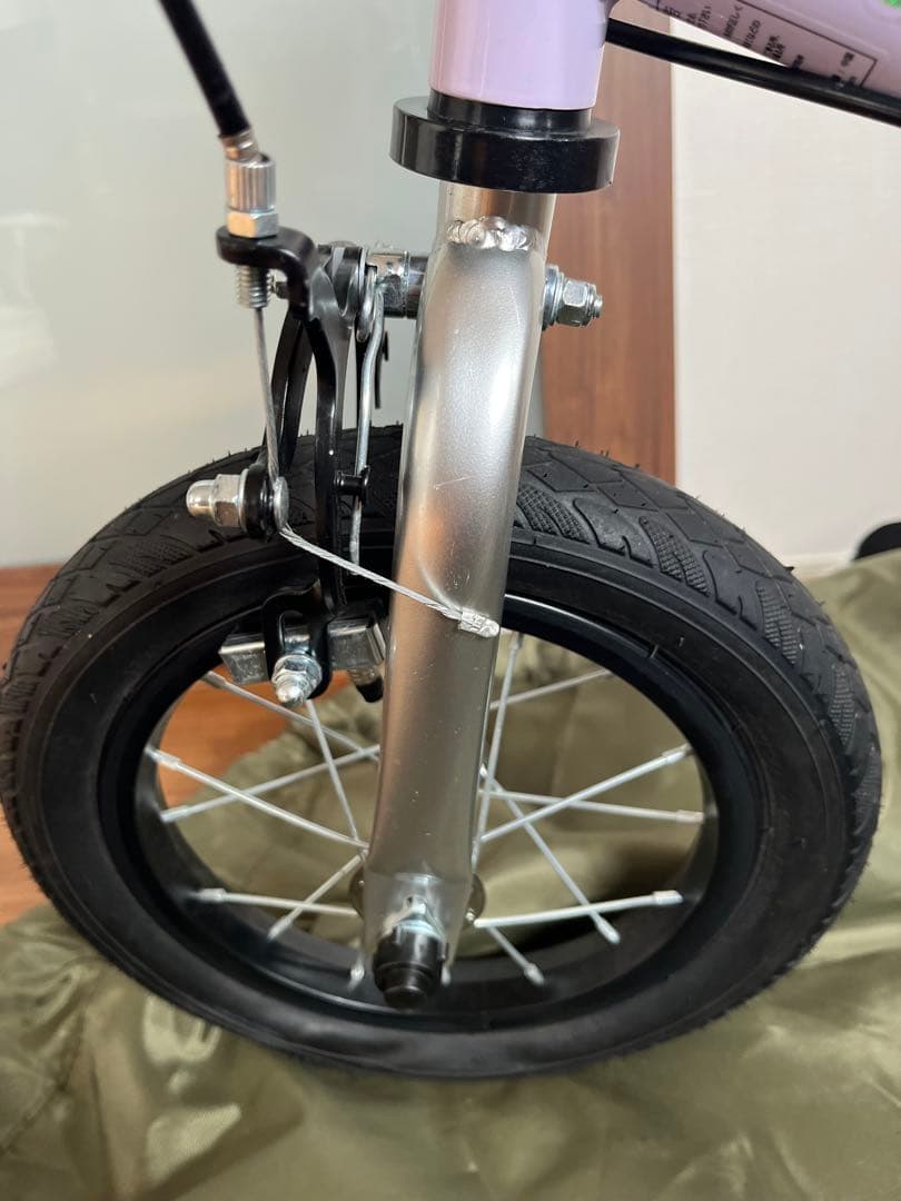 へんしんバイク2 パープル 12インチ おでかけバッグ＋メット付／品川区