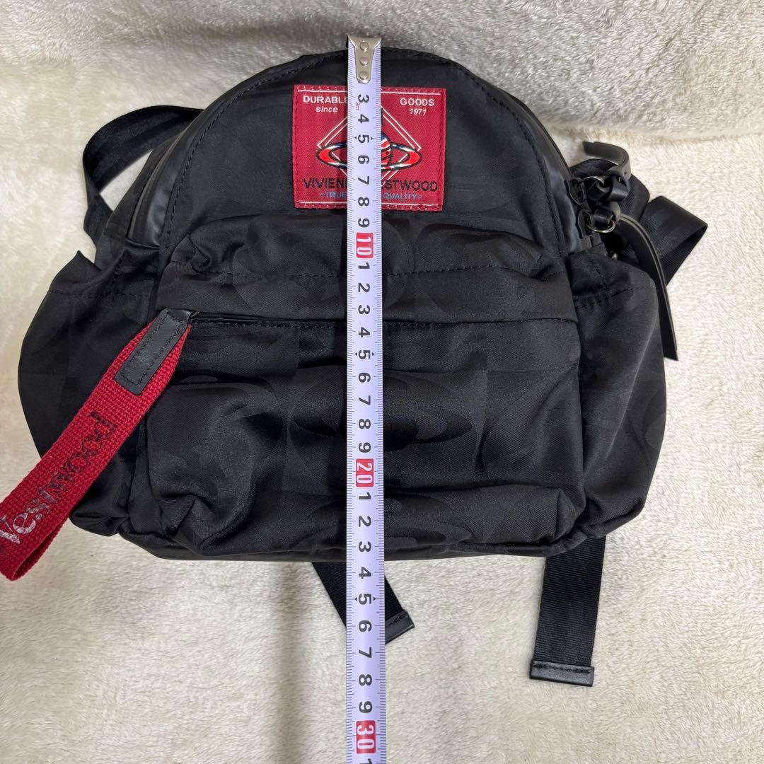 ヴィヴィアンウエストウッド CHEQUER ORB リュック S ブラック