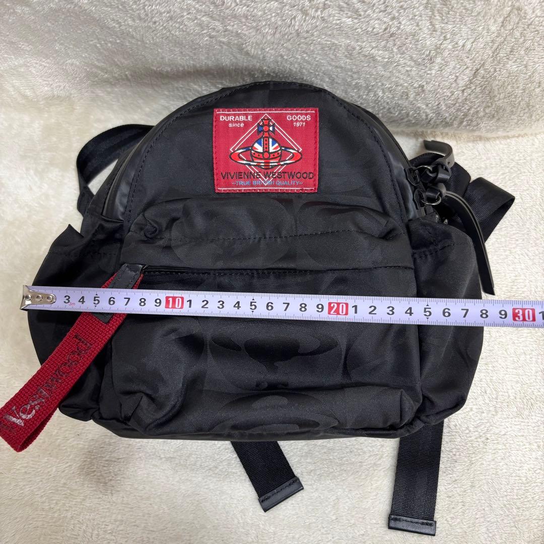 ヴィヴィアンウエストウッド CHEQUER ORB リュック S ブラック