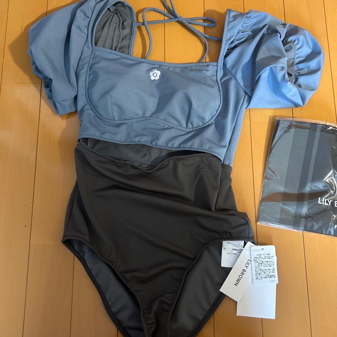 lily brown×MARY QUANT 水着 デイジーモチーフ スイムウェア