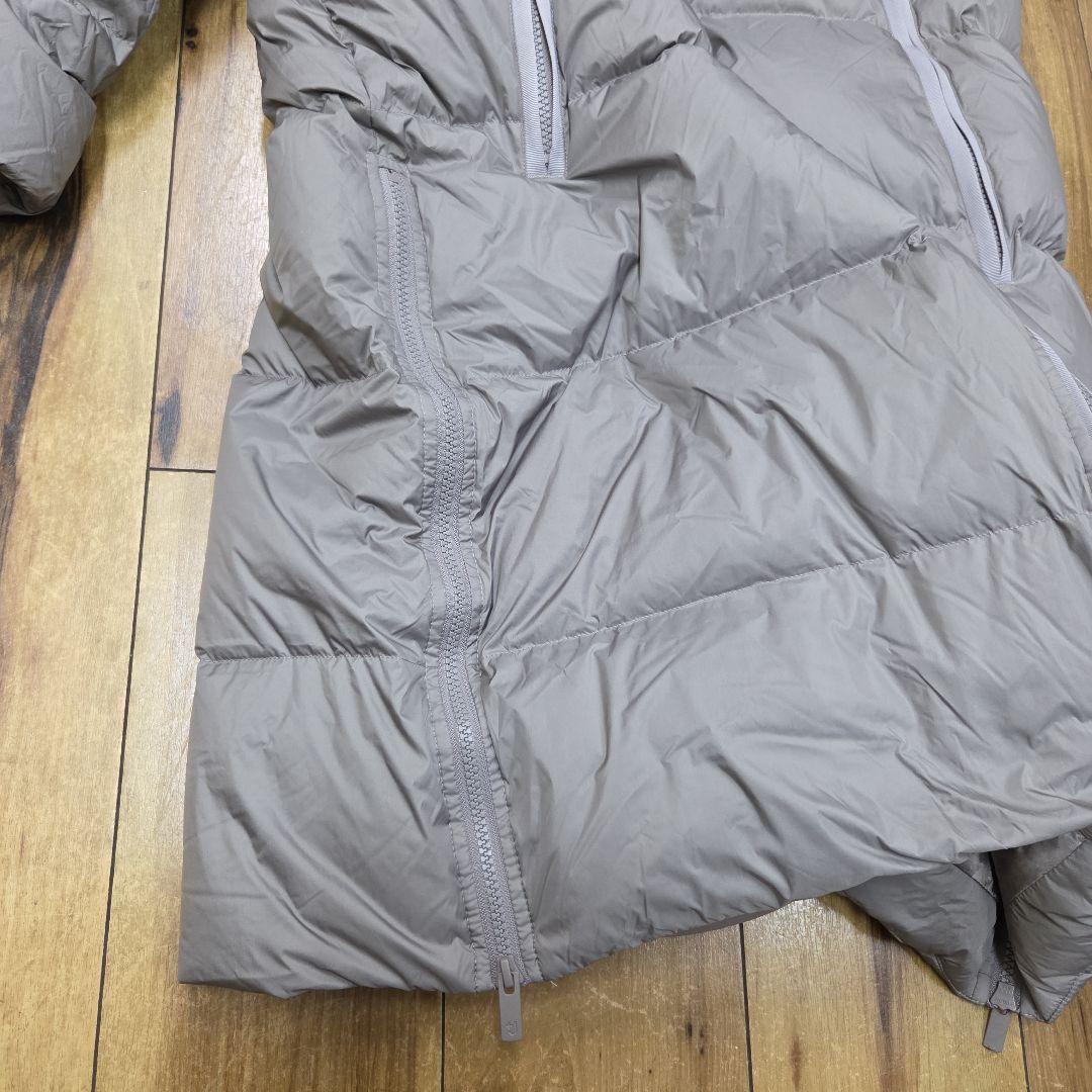 美品 ユニクロ+J オーバーサイズコート　ロングダウンコート フード取り外し可