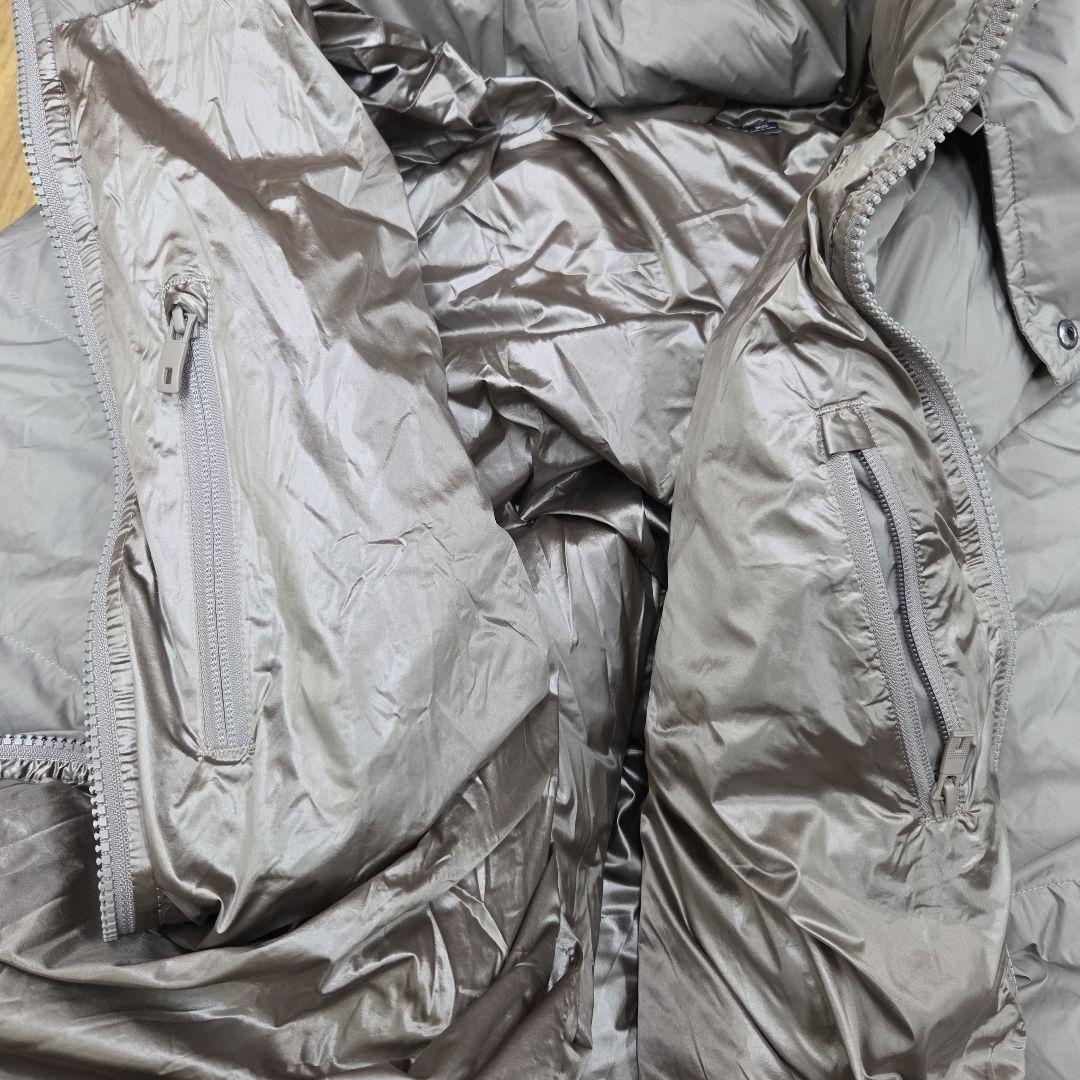 美品 ユニクロ+J オーバーサイズコート　ロングダウンコート フード取り外し可