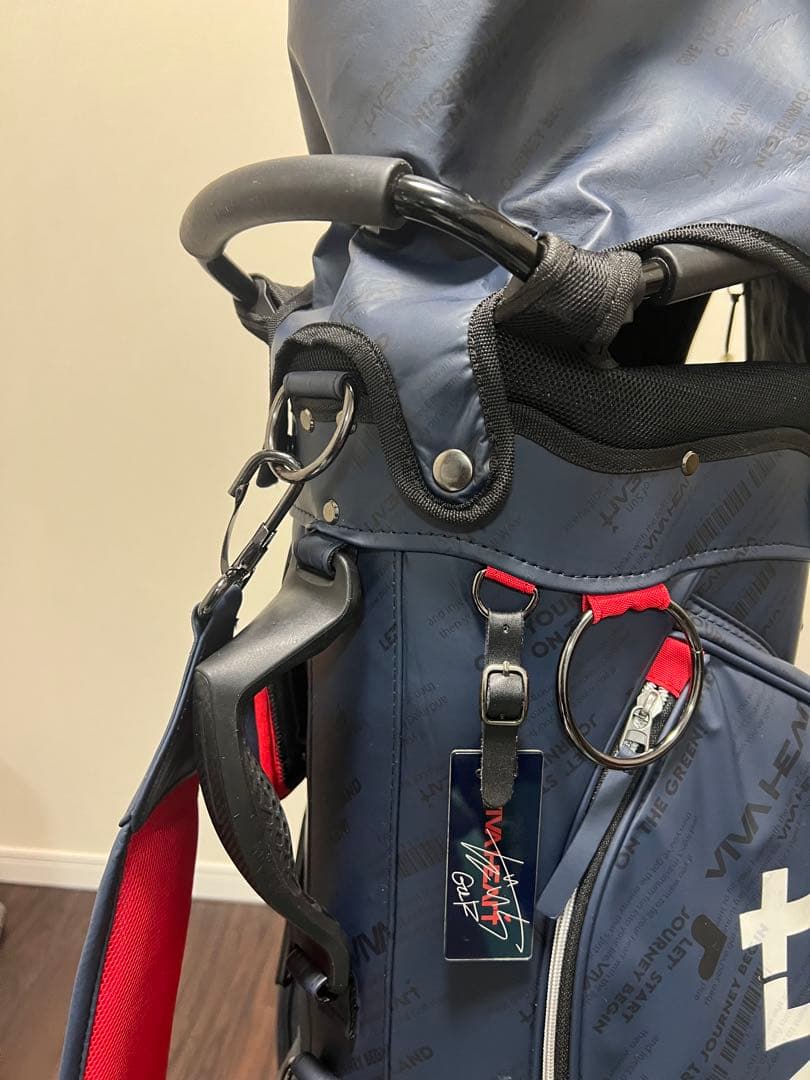 VIVA HEART ゴルフバッグ ネイビー９型　菅原大地プロ