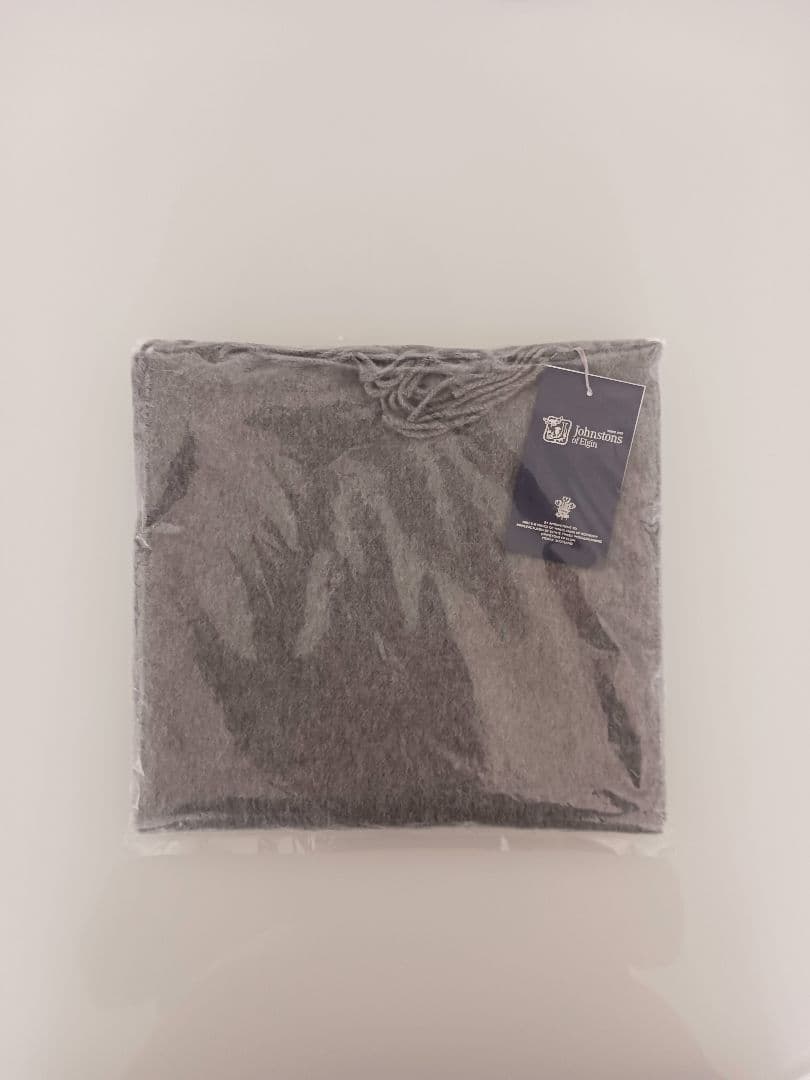 ジョンストンズ Johnstons マフラー 小判 グラナイト グレー