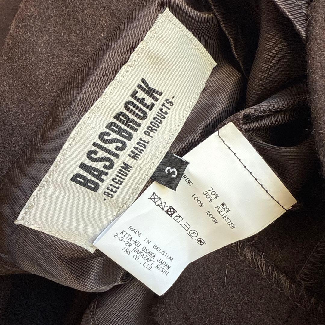 BASISBROEK KING オーバーサイズダブルブレストチェスターコート