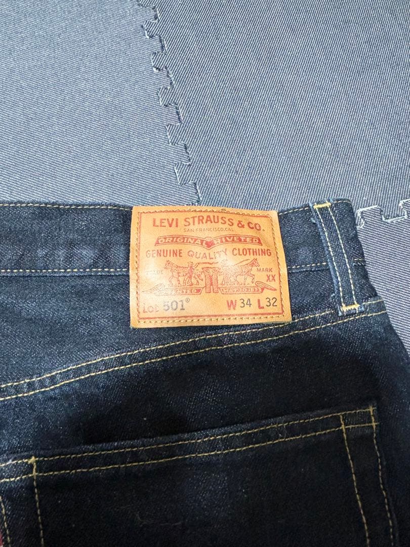 Levi’s デニムセットアップ ジージャンデニムパンツ上下セット501