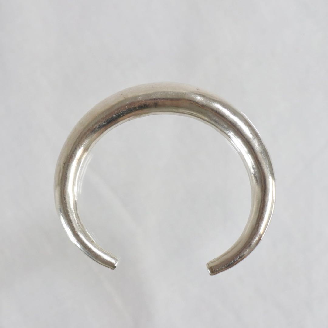 [m-BL209] Karen Silver Bangle カレンシルバー