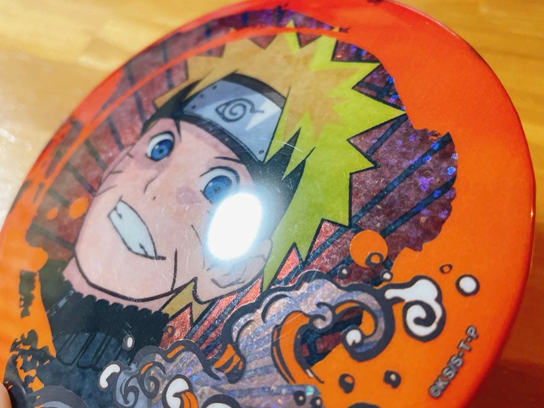 NARUTO 疾風伝 うずまきナルト おおきなきらきら缶バッジ 缶バッジ 希少