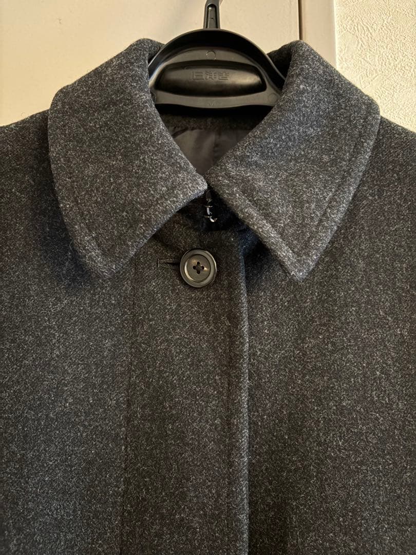 MARGARET HOWELL ウールロングコート チャコール I