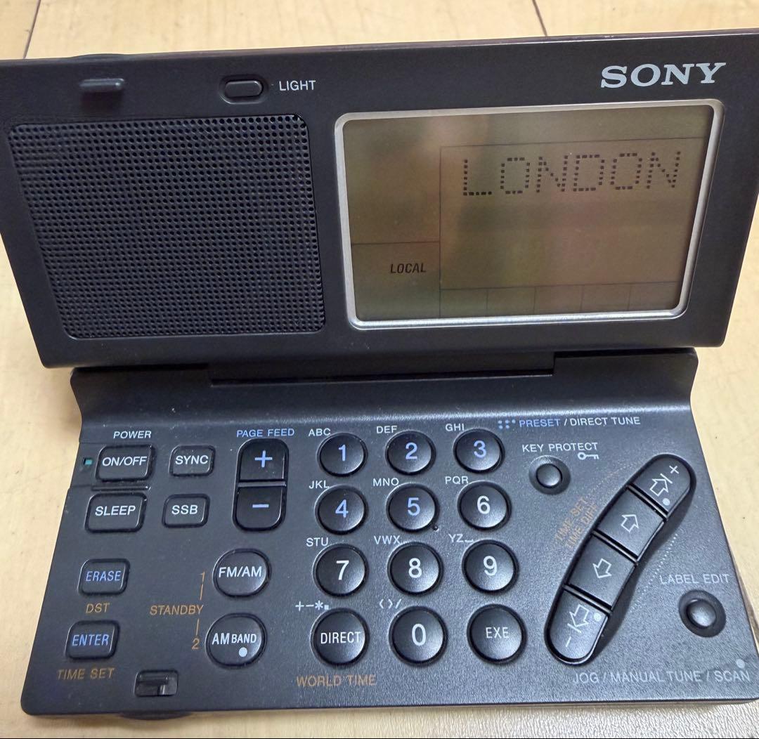 ソニー　ワールドバンドFM/LW/MW/SWレシーバー　ICF-SW100