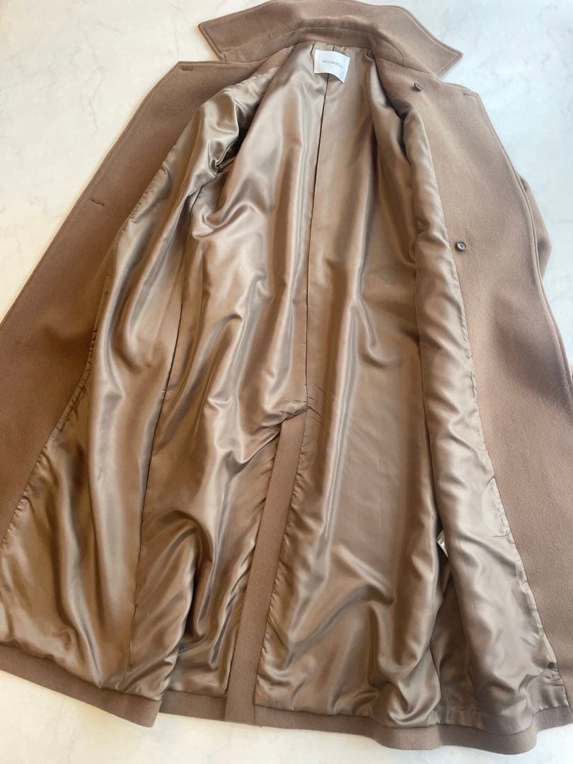 MIDIUMISOLID ベルト付きロングコート 近年モデル ウールコート