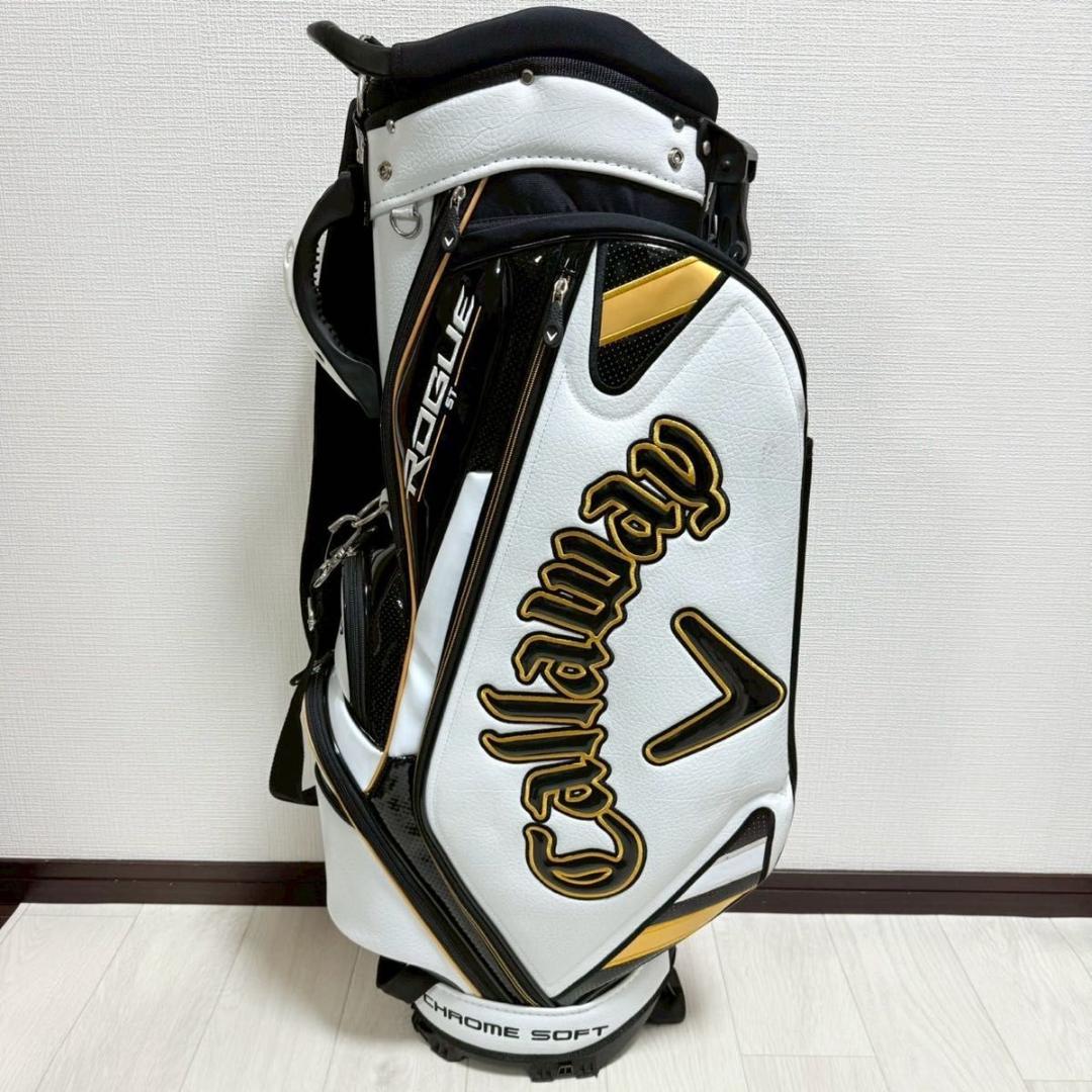 美品 Callaway キャロウェイ キャディバッグ ローグst ツアースタンド