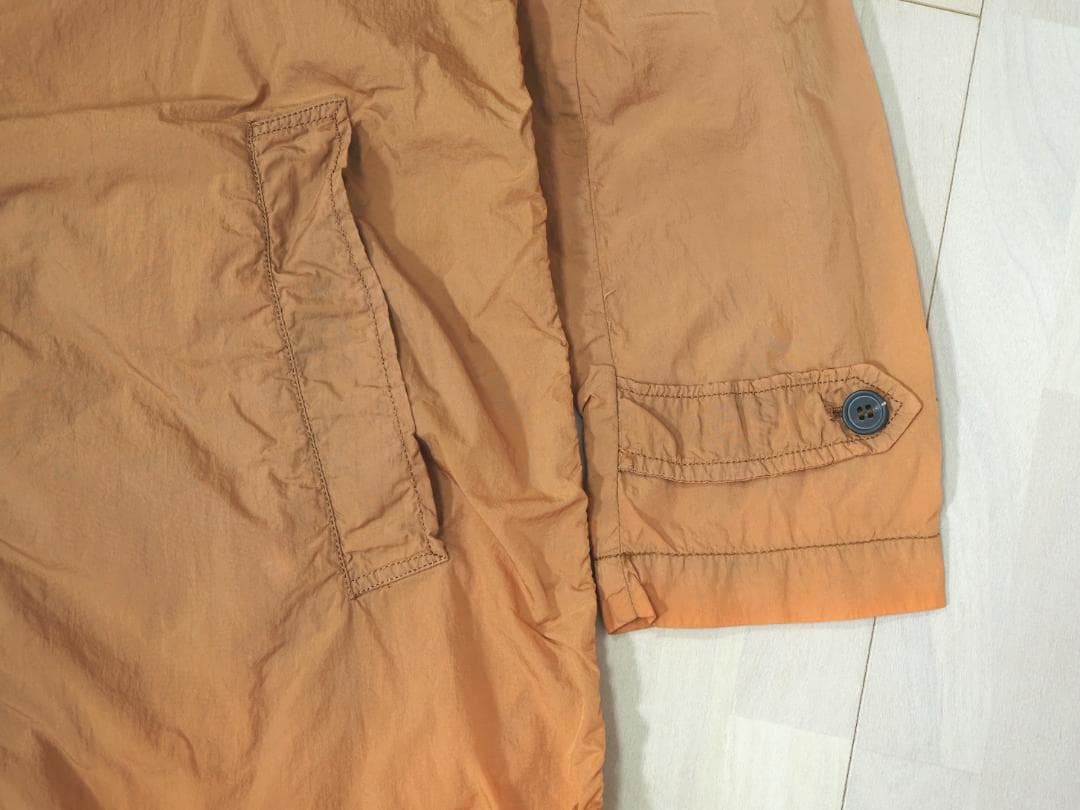 LANVIN ランバン 11SSガーメントダイナイロン比翼ナイロンコート44