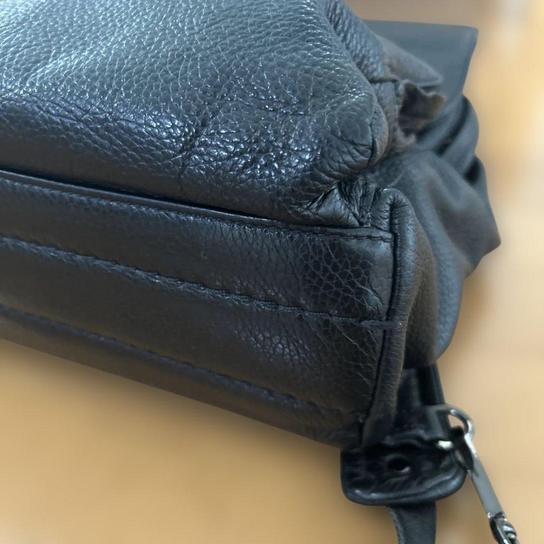 【ZANELLATO】ザネラートブラック レザーバックパック　リュック