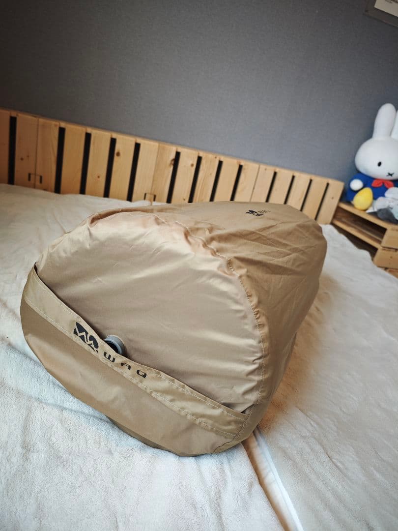 10cm ダブルサイズ WAQ RELAXING CAMP MAT　タン