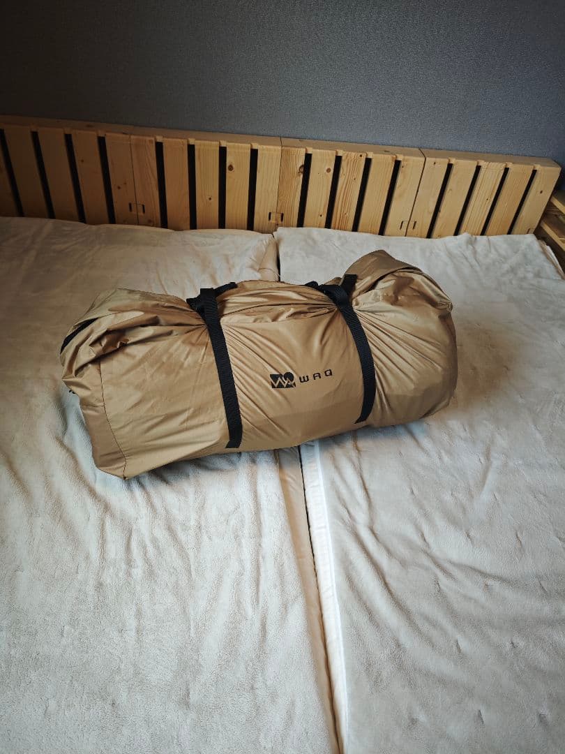 10cm ダブルサイズ WAQ RELAXING CAMP MAT　タン