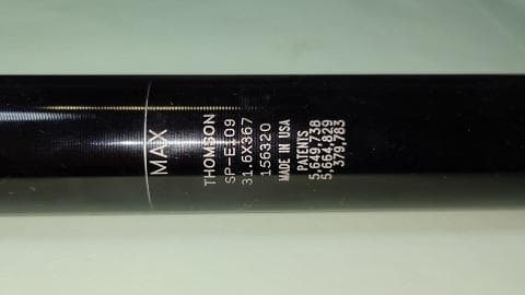 THOMSON Elite シートポスト 31.6mm 367mm 未カット