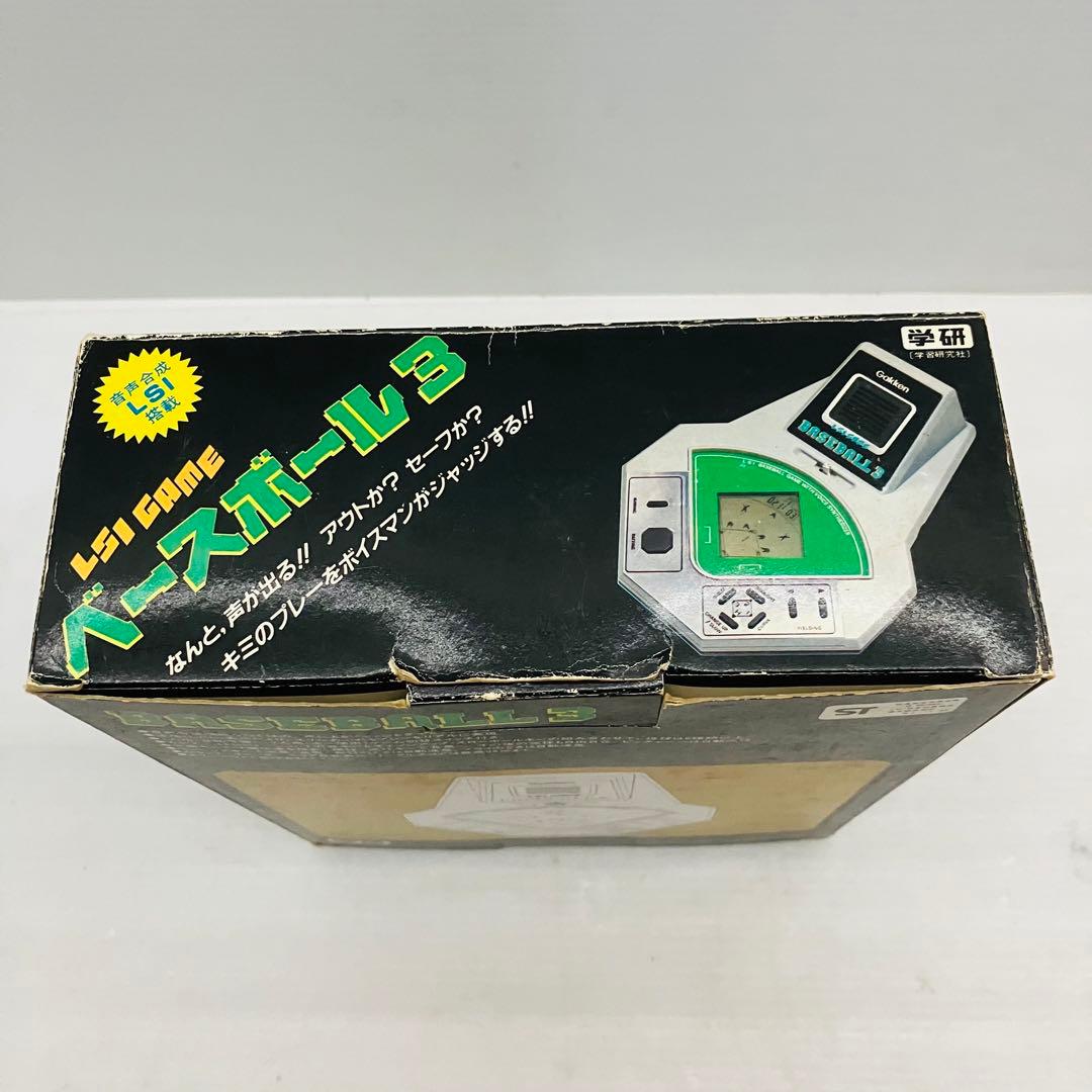 当時物／レア 箱付き／取説付き 動作品 LSI LSI GAME ベースボール3