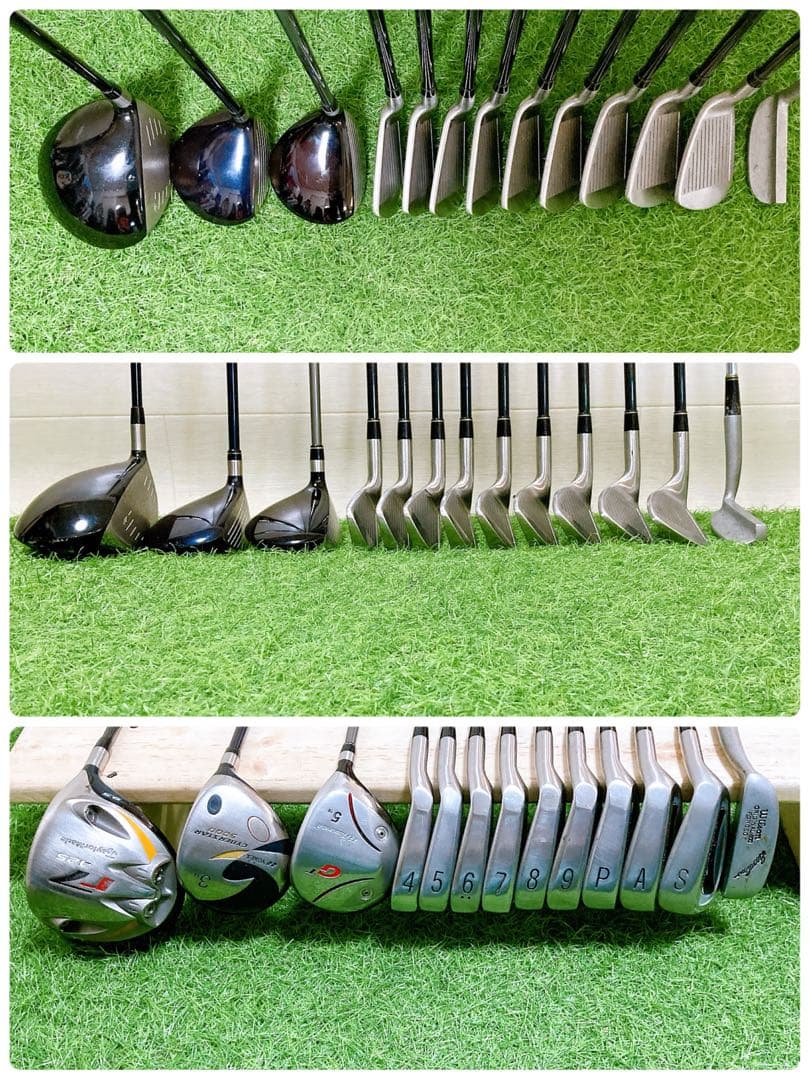 H7 テーラメイド　初心者オススメ　ゴルフ　クラブセット　メンズ　13本