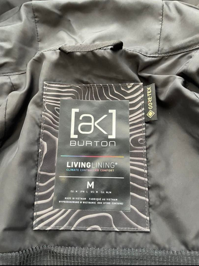 Burton [ak] サイクリック GORE-TEX 2L ジャケット　黒柄