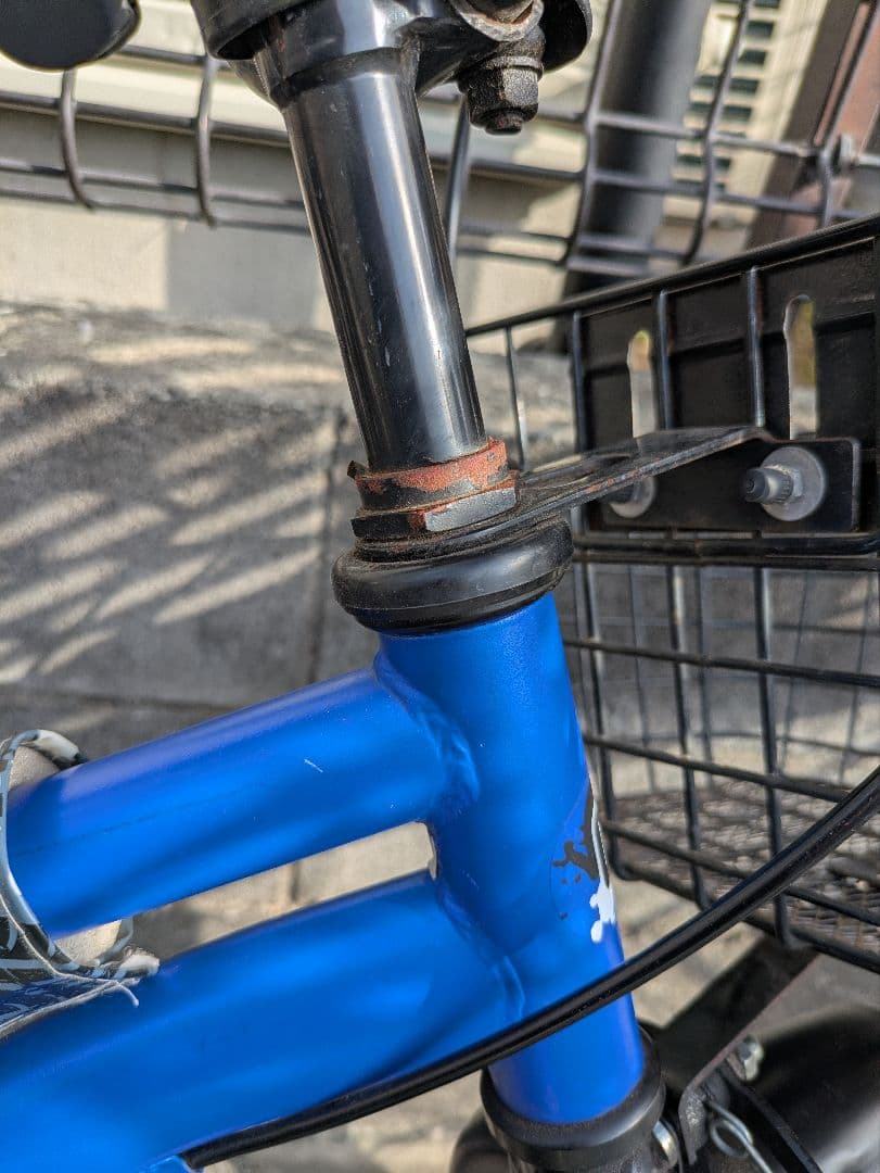 東京 引渡 子供・幼児用自転車 16インチ 青 補助輪付き 近隣配送致し