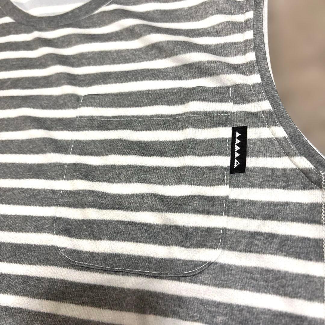 MMA マウンテンマーシャルアーツ　ポーラテック　ボーダー　スリーブレス