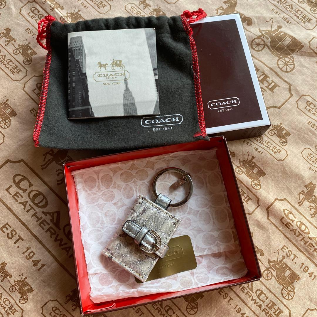 コーチピクチャーフレームキーホルダー