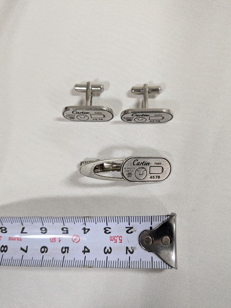 カルティエ カフス ボタン ネクタイピン ガスライターモチーフ ヴィンテージ