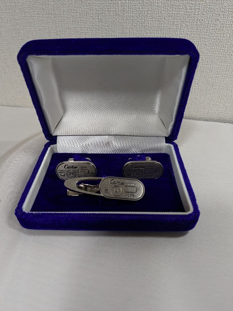カルティエ カフス ボタン ネクタイピン ガスライターモチーフ ヴィンテージ
