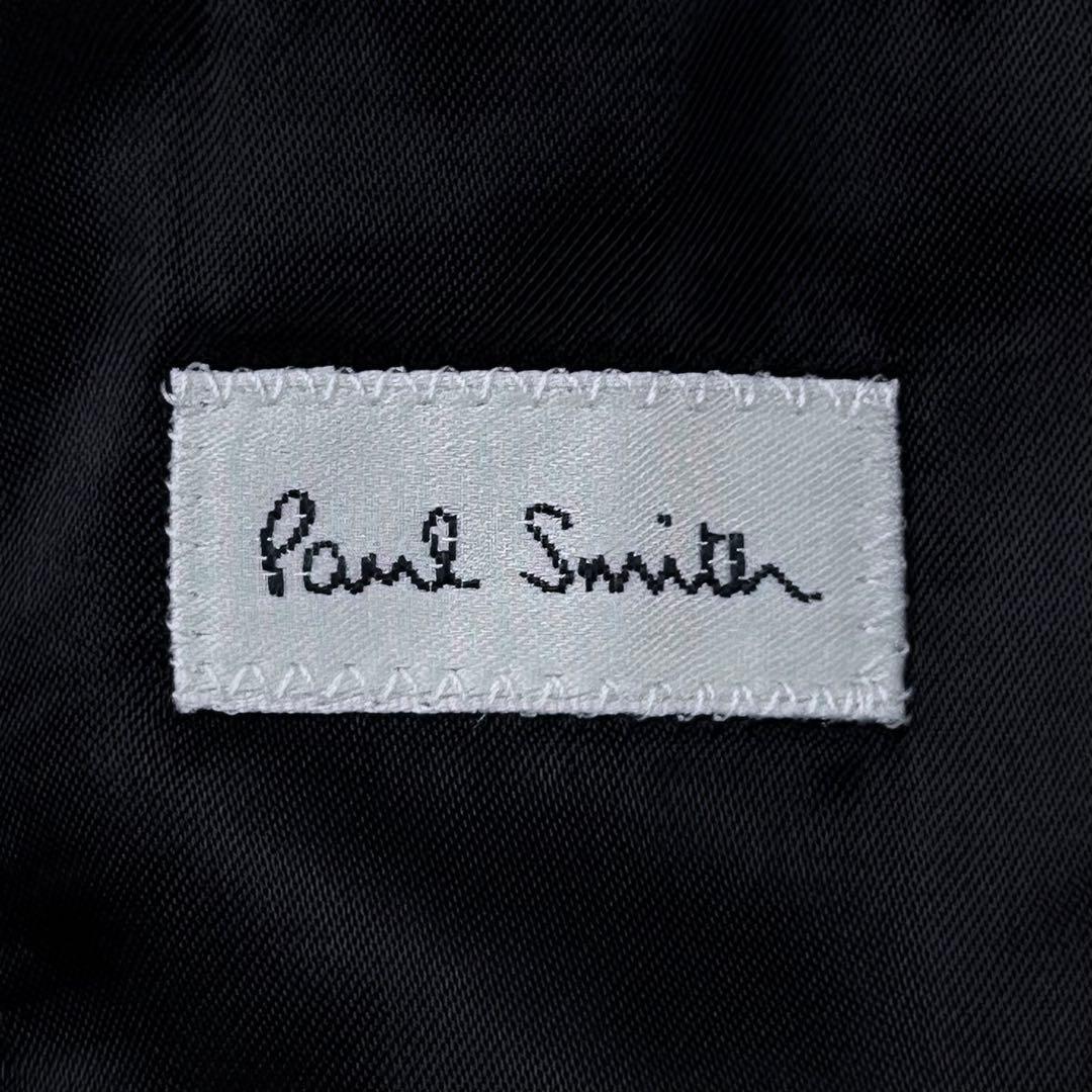 最高級 極美品 カシミヤ100% 裏地水玉 ポールスミス ダブルチェスターコート