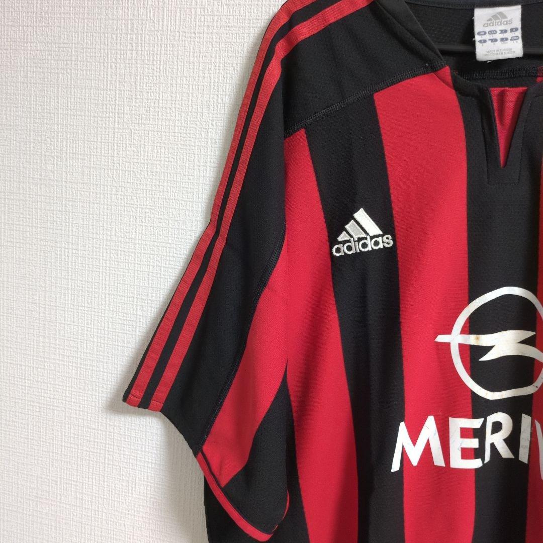 ACミラン　ユニフォーム　L XOサイズ　ゲームシャツ　サッカーシャツ