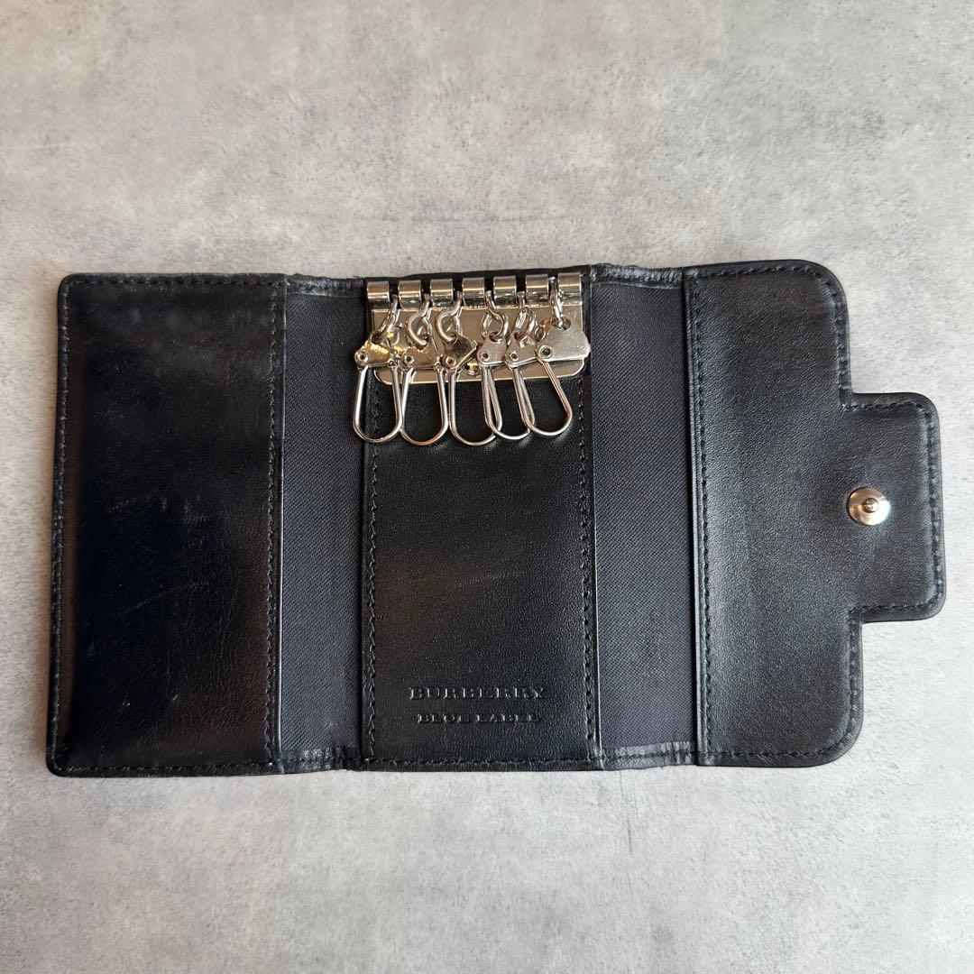 BURBERRY BLUE LABEL ノバチェック ホースロゴ キーケース BURBERRY