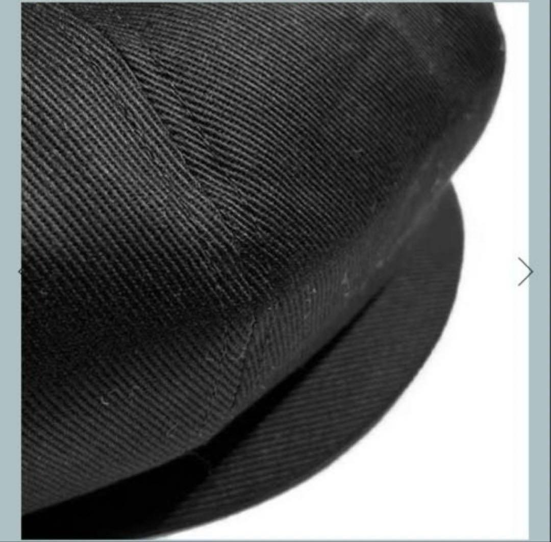 HK10969　SD Twill News Boy Cap Black L